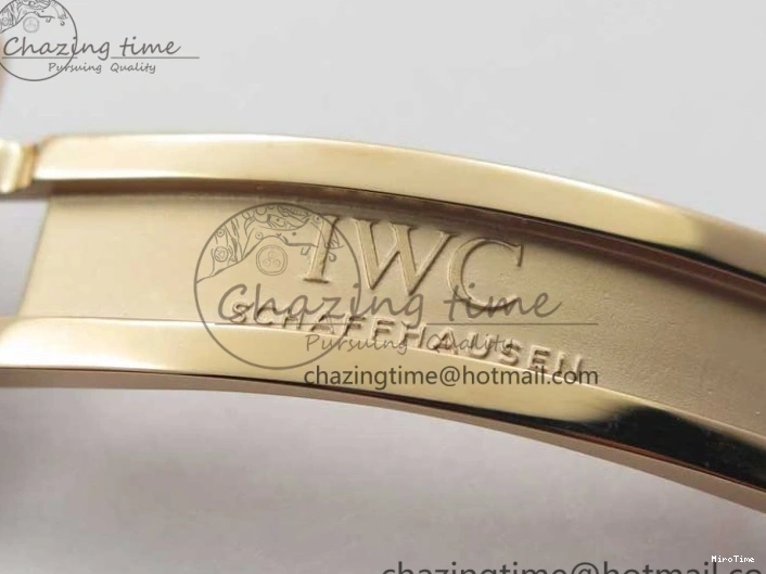 MIROTIME 0218 Compact Portugieser Perpetual Calendar IW503302 RG V9F 1:1 Best Edition White Dial on Brown Leather Strap A 7113